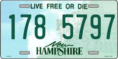 NH license plate 1785797