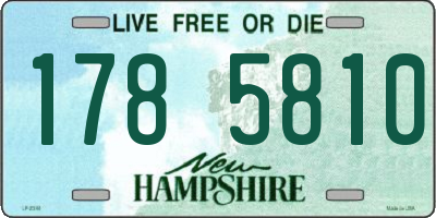 NH license plate 1785810