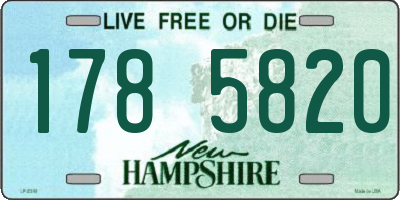 NH license plate 1785820