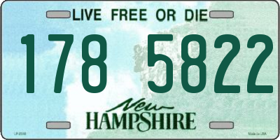NH license plate 1785822