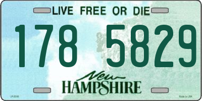 NH license plate 1785829