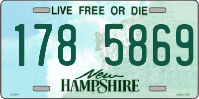 NH license plate 1785869