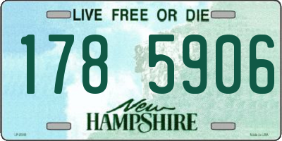 NH license plate 1785906
