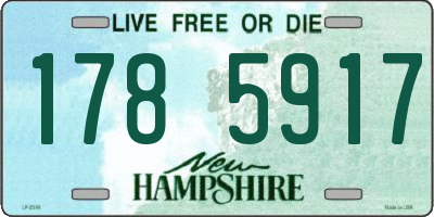 NH license plate 1785917
