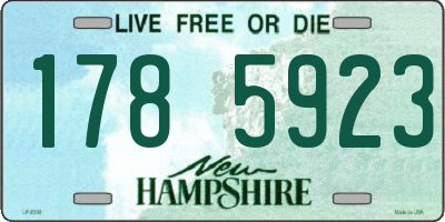 NH license plate 1785923