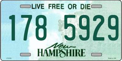 NH license plate 1785929