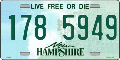 NH license plate 1785949