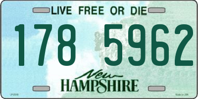 NH license plate 1785962