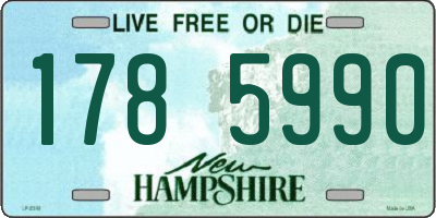 NH license plate 1785990