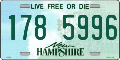 NH license plate 1785996