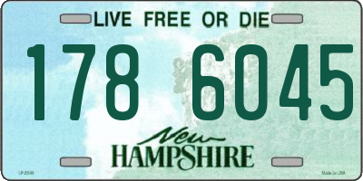NH license plate 1786045