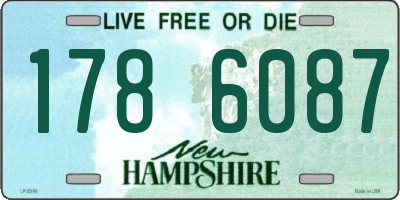 NH license plate 1786087