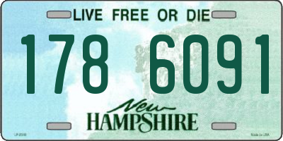 NH license plate 1786091