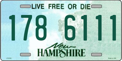 NH license plate 1786111