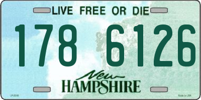 NH license plate 1786126