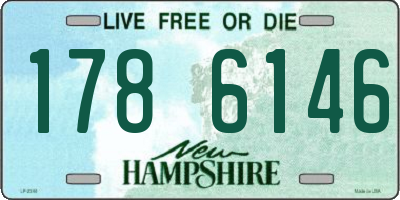 NH license plate 1786146
