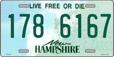 NH license plate 1786167