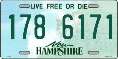 NH license plate 1786171