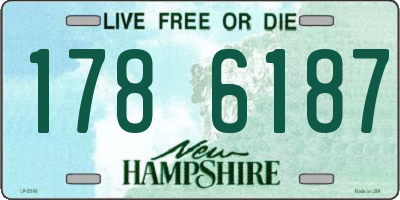 NH license plate 1786187