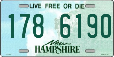 NH license plate 1786190