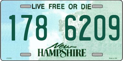 NH license plate 1786209