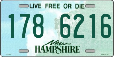 NH license plate 1786216