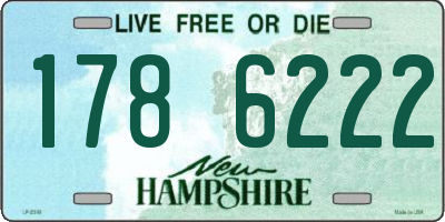 NH license plate 1786222