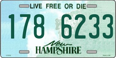 NH license plate 1786233