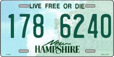 NH license plate 1786240