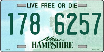 NH license plate 1786257