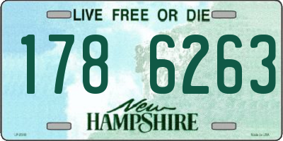 NH license plate 1786263