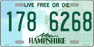 NH license plate 1786268