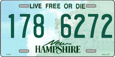 NH license plate 1786272