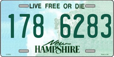 NH license plate 1786283