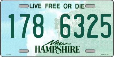 NH license plate 1786325