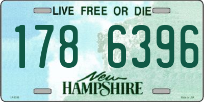NH license plate 1786396
