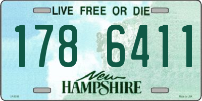 NH license plate 1786411