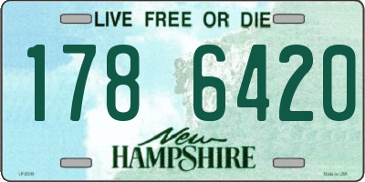 NH license plate 1786420