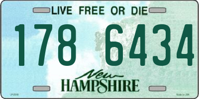 NH license plate 1786434