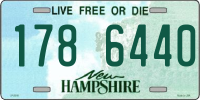 NH license plate 1786440