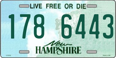 NH license plate 1786443