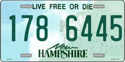 NH license plate 1786445