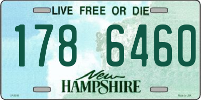 NH license plate 1786460