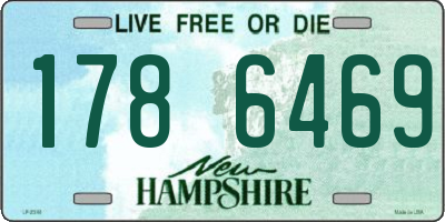 NH license plate 1786469