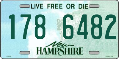 NH license plate 1786482