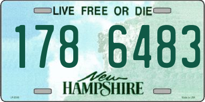 NH license plate 1786483