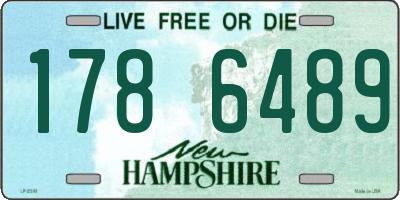 NH license plate 1786489