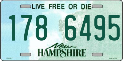 NH license plate 1786495