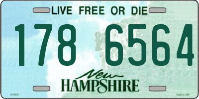NH license plate 1786564