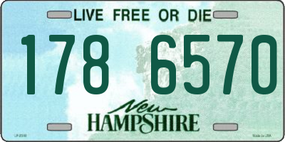 NH license plate 1786570